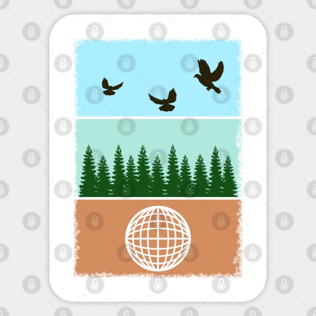 Earth Day Sticker by mailboxdisco